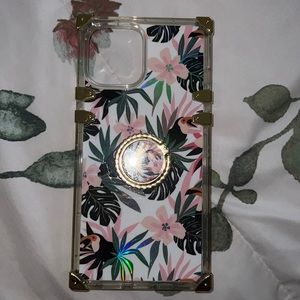 Floral Square Iphone 12 pro max case